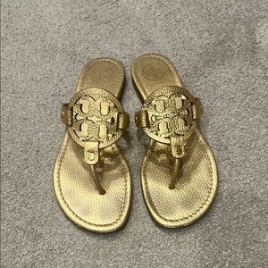 Tory Burch Miller Gold  Sandals